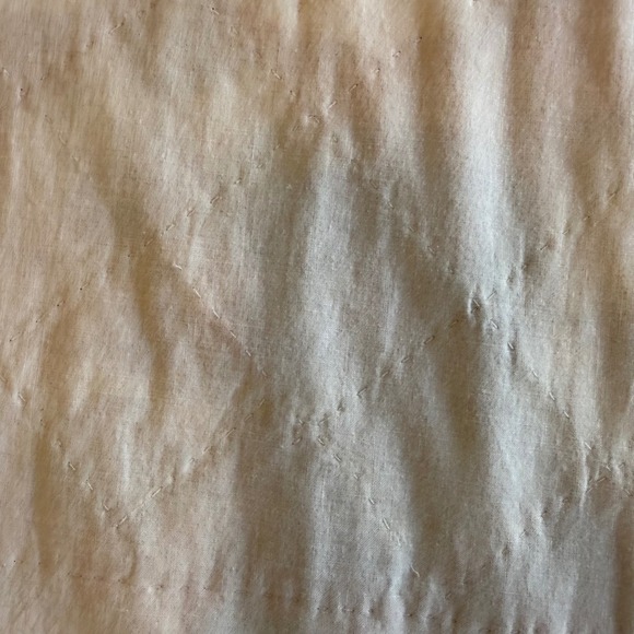 Handmade Patchwork Star Quilt Floral Plaid Country Farmhouse Green Red Tan 79x85 - Picture 6 of 8